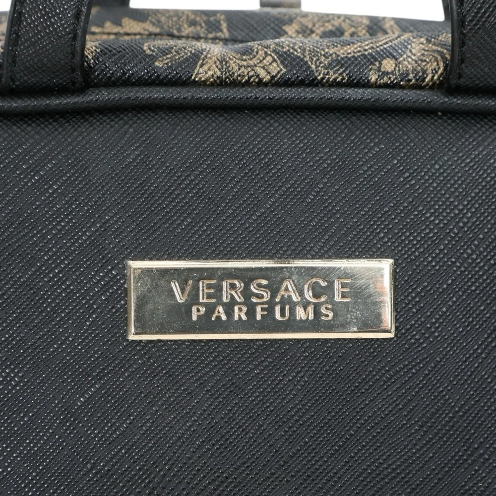 Versace Parfums Black Gold Baroque Cosmetic Bag One Size